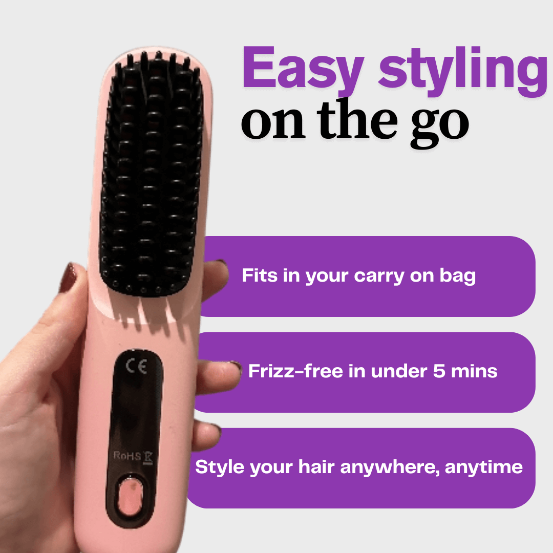 HairGlo™ Portable Hair Straightener