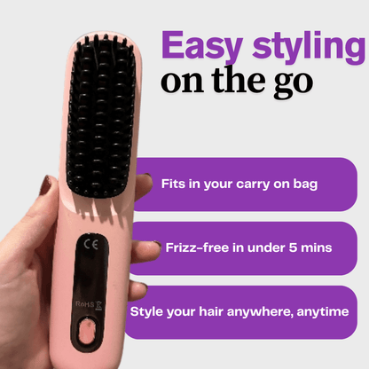 HairGlo™ Portable Hair Straightener