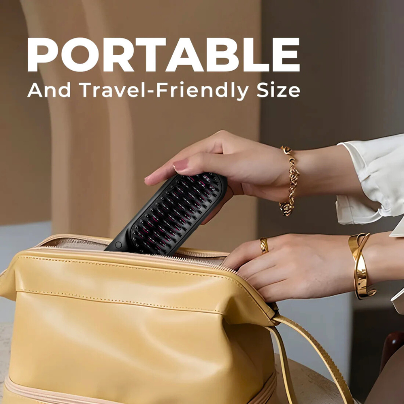 HairGlo™ Portable Hair Straightener